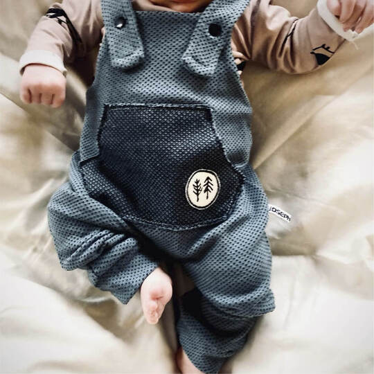 Latzhose "KJELL" (50-98 je 3 Weiten) - Schnittmuster und Anleitung