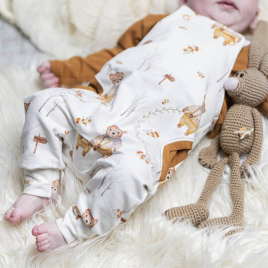 Latzhose "KJELL" (50-98 je 3 Weiten) - Schnittmuster und Anleitung