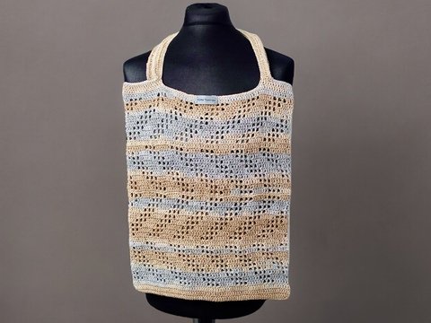 ZickZack Häkeltasche | Einkaufstasche | Netztasche - Häkelanleitung