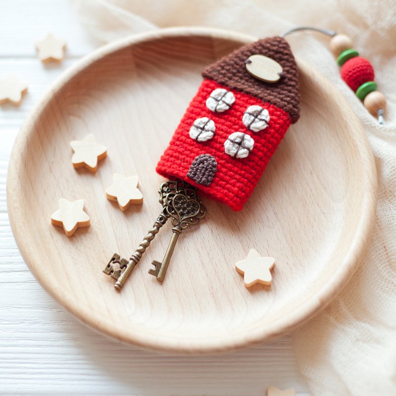 Tiny House Key Cover Crochet Pattern - Image 2