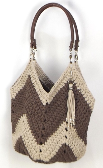 Häkelanleitung Tulpentasche "Jeans"