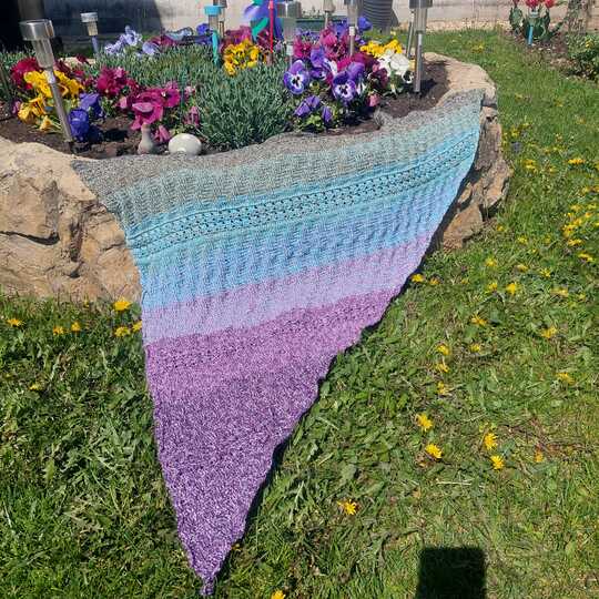 Häkelanleitung "Moran" asymetrische Form Mustermix