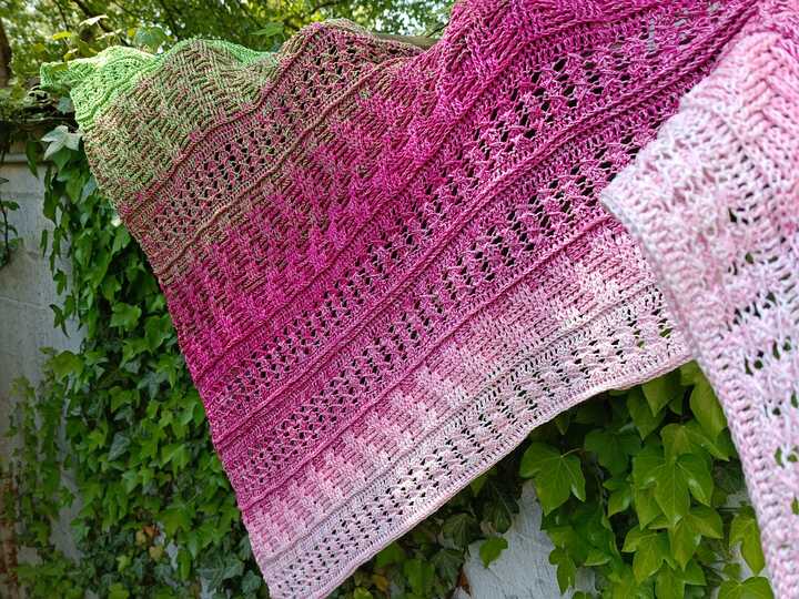 Häkelanleitung "Moran" asymetrische Form Mustermix