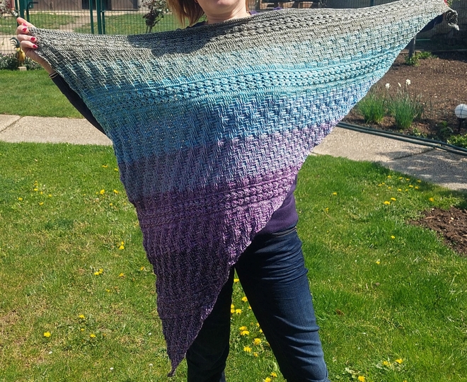 Häkelanleitung "Moran" asymetrische Form Mustermix