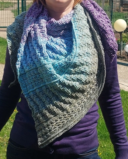 Häkelanleitung "Moran" asymetrische Form Mustermix