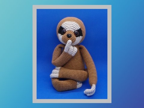 Häkelanleitung Faultier Fauli