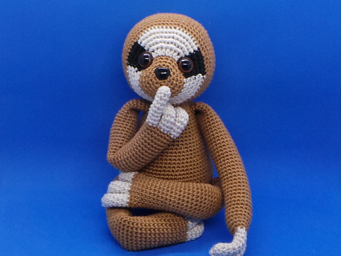 Häkelanleitung Faultier Fauli