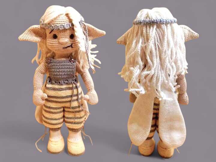 Häkelanleitung / Amigurumi / Elfchen Eleonora