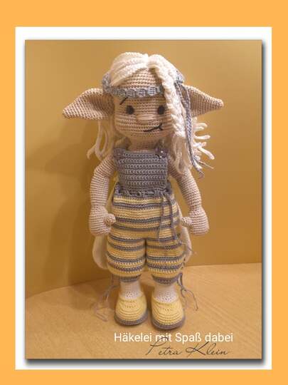Häkelanleitung / Amigurumi / Elfchen Eleonora