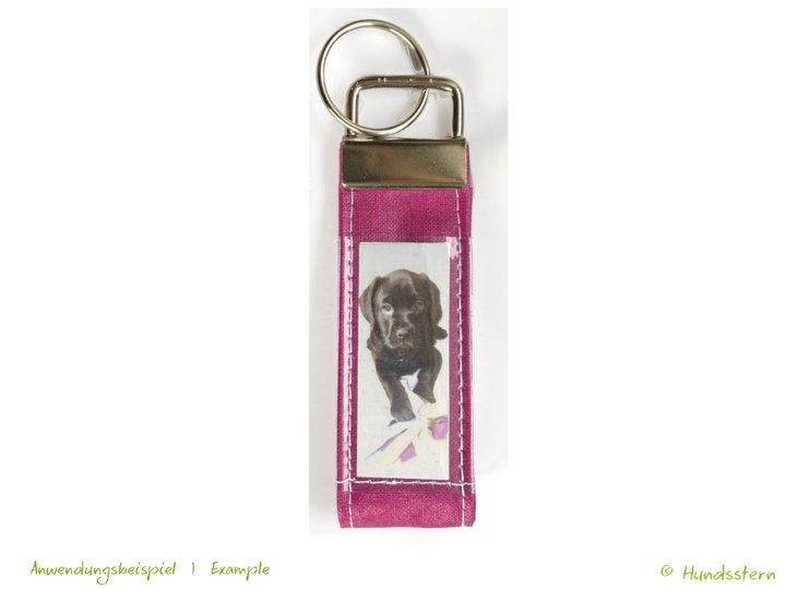 MyPET key fob with photoframes for your photos, 2 sizes, sewing pattern