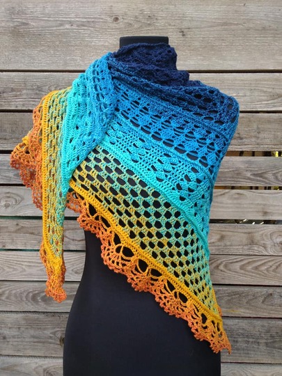 Häkelanleitung - Tuch "Blaire"