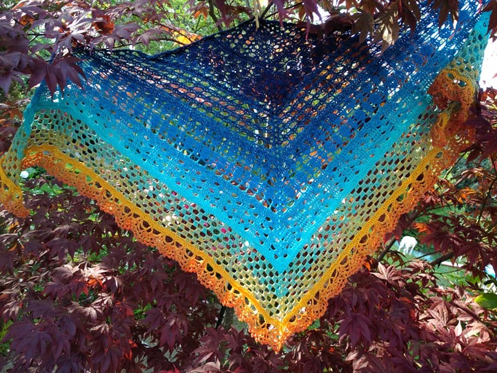 Häkelanleitung - Tuch "Blaire"