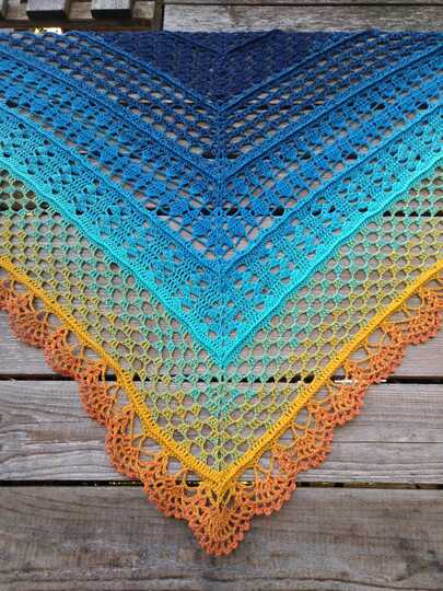 Häkelanleitung - Tuch "Blaire"