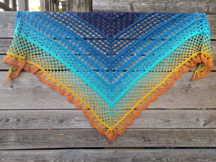 Häkelanleitung - Tuch "Blaire"