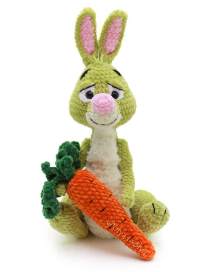 Rabbit the farmer Crochet Pattern Amigurumi (Easter Bunny) - Image 7