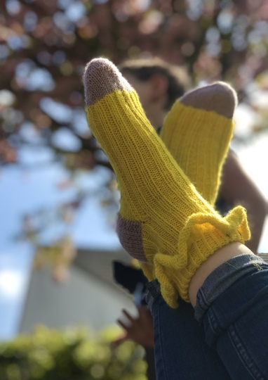 Strickanleitung Romanticsocks (Gr. 20/21 - 46/47)