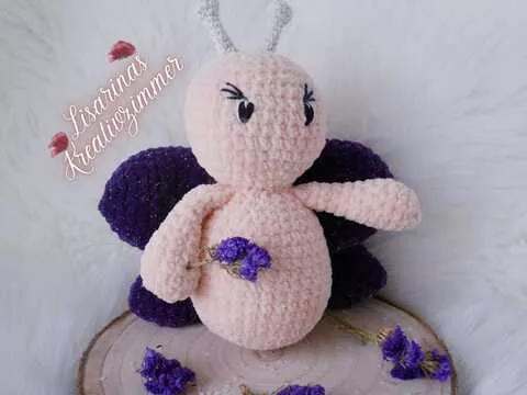 Häkelanleitung Schmetterling Mia, Amigurumi, Deutsch