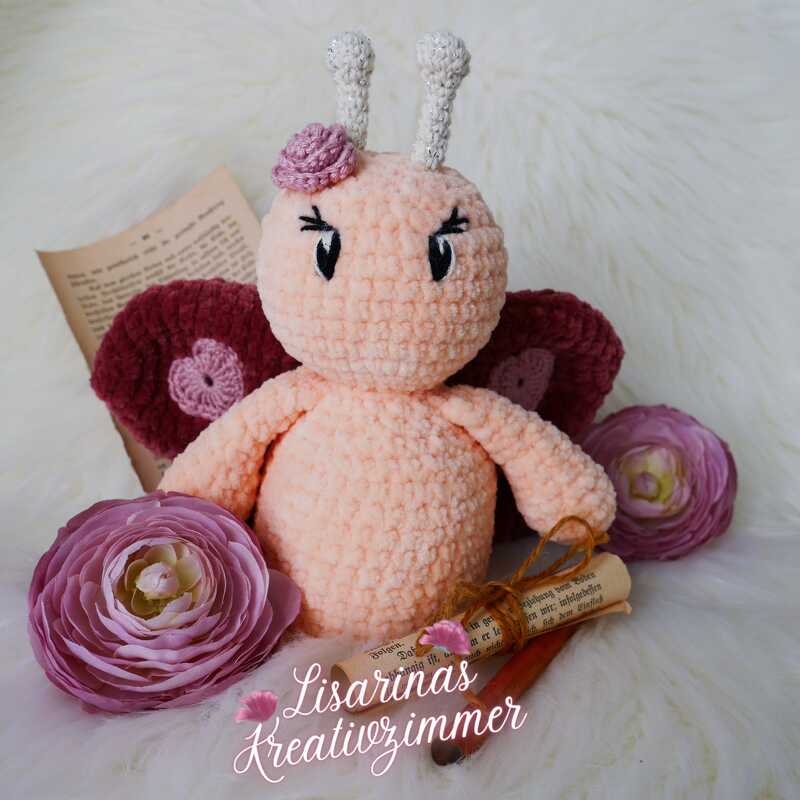 Häkelanleitung Schmetterling Mia, Amigurumi, Deutsch - Bild 3