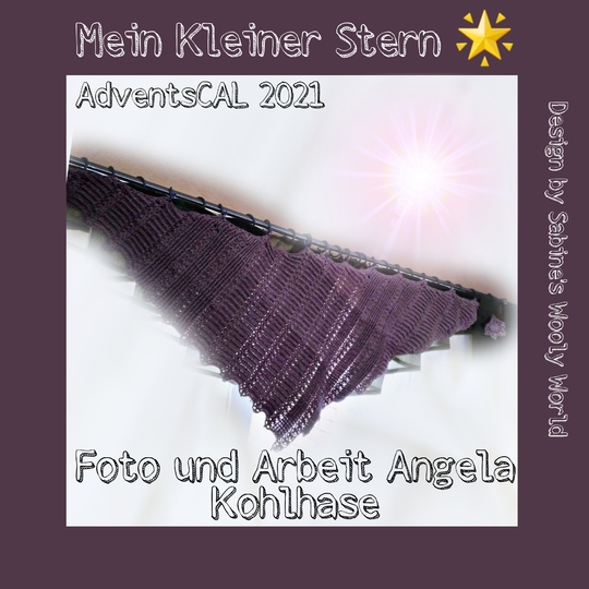 Zackentuch "Mein kleiner Stern": Häkelanleitung