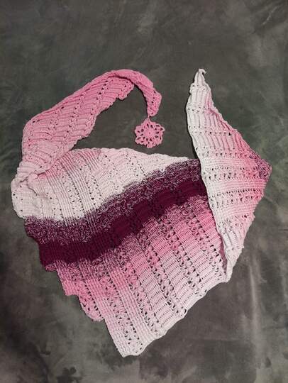 Zackentuch "Mein kleiner Stern": Häkelanleitung