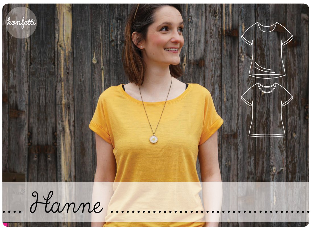 Hanne - das perfekte Basic-Shirt Gr. 34-50