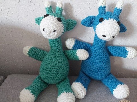 Häkelanleitung Giraffe, Omas Valentinchen!