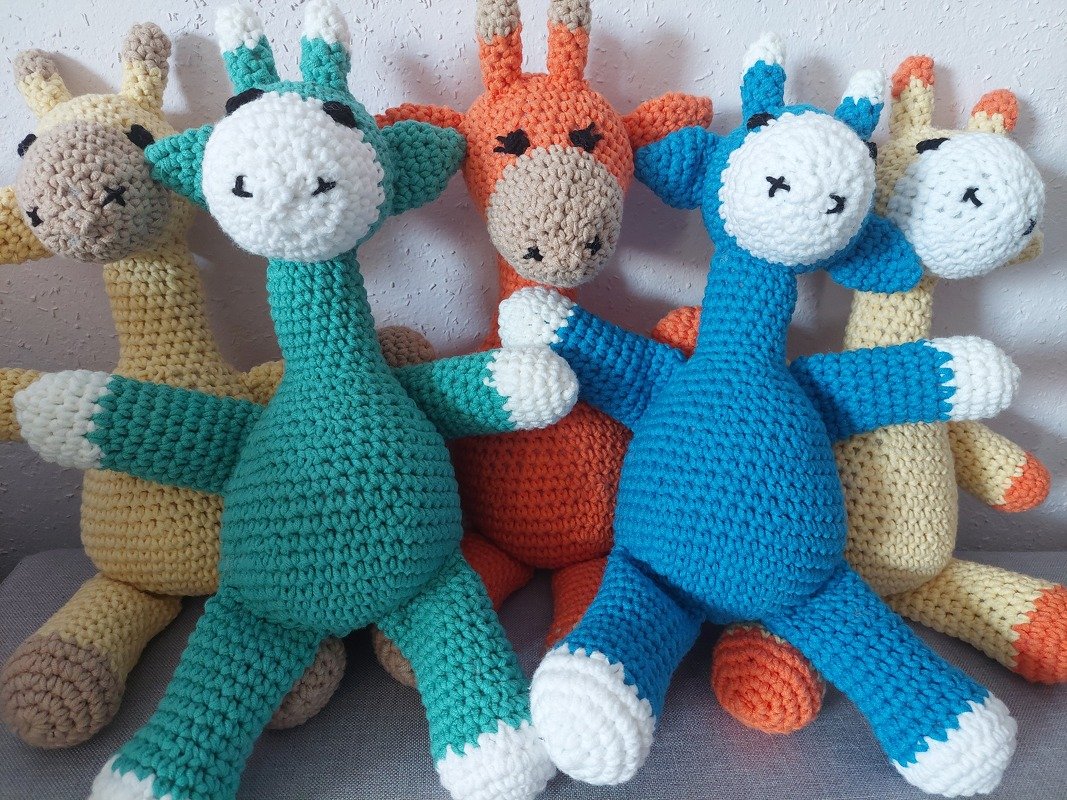 Häkelanleitung Giraffe, Omas Valentinchen! - Bild 5