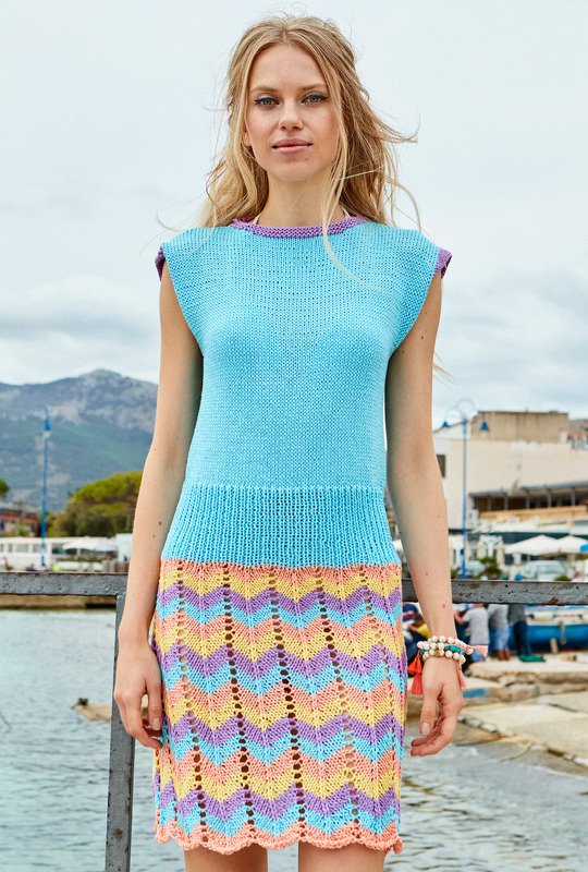 Strickanleitung: Schmal geschnittenes Gute-Laune-Kleid - Bild 2