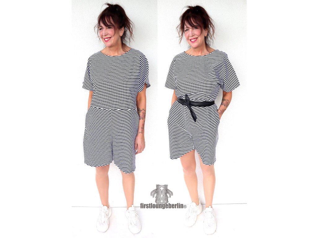 Eni Overall oversize Damen Anzug für Sommer und Winter in 9 Größen Jumpsuit - Bild 2