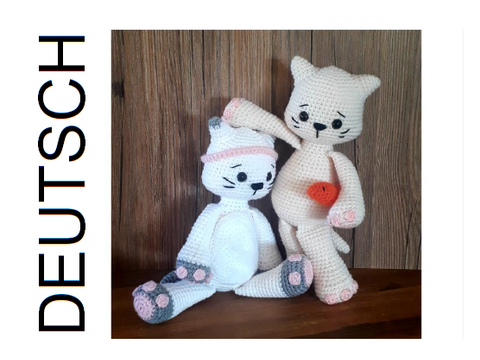 Häkelanleitung Katze Schmusi PDF