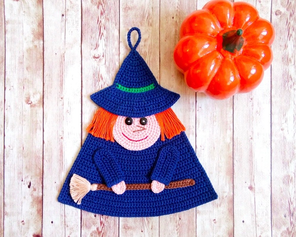 263 Crochet pattern - Witch decor for Halloween by Zabelina - Image 7