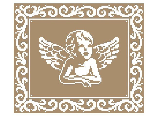 Häkelmuster * ENGEL * Grafik für Fm Decke