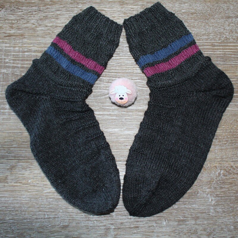 Anleitung Socke mit Struktur - Bild 3