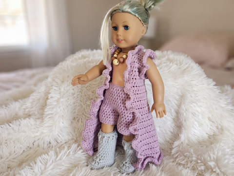 Boho Crochet Doll Clothes