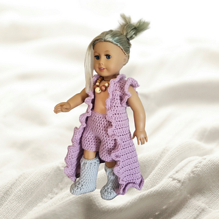 Boho Crochet Doll Clothes - Image 7