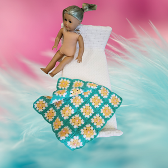 Doll Bed and Blanket
