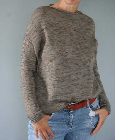 something comfy sweater knitting pattern oversize jumper beginner friendly