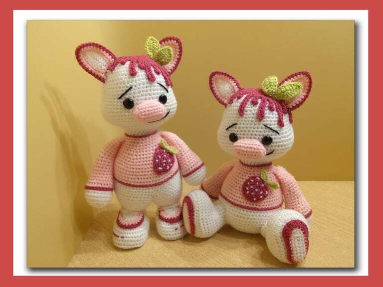 Häkelanleitung / Amigurumi / Erdbeerlinos