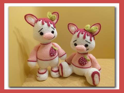 Häkelanleitung / Amigurumi / Erdbeerlinos