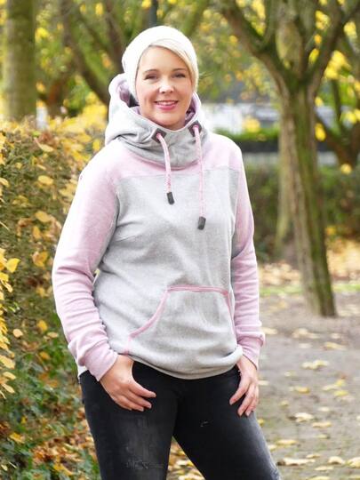 Sweatjacke/Hoodie Damen – E-Book Schnittmuster Gr. 32-58 – Paco