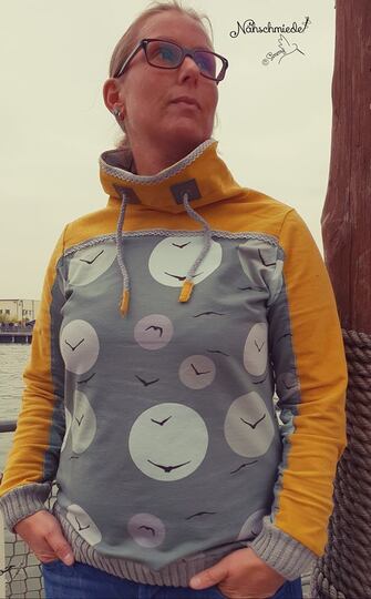 Sweatjacke/Hoodie Damen – E-Book Schnittmuster Gr. 32-58 – Paco