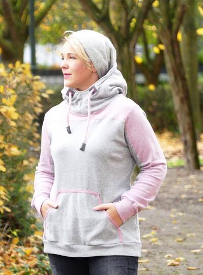 Sweatjacke/Hoodie Damen – E-Book Schnittmuster Gr. 32-58 – Paco