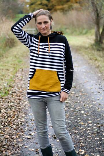 Sweatjacke/Hoodie Damen – E-Book Schnittmuster Gr. 32-58 – Paco