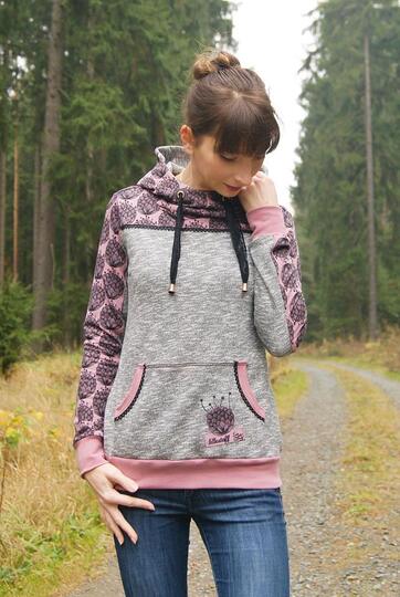Sweatjacke/Hoodie Damen – E-Book Schnittmuster Gr. 32-58 – Paco