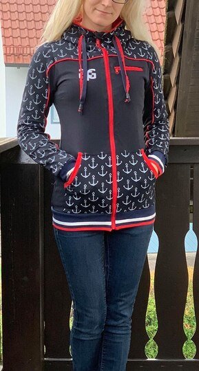 Sweatjacke/Hoodie Damen – E-Book Schnittmuster Gr. 32-58 – Paco
