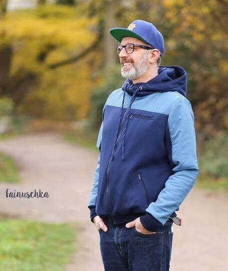 Sweatjacke/Hoodie Herren – E-Book Schnittmuster Gr. XS-4XL