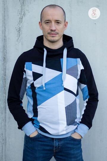 Sweatjacke/Hoodie Herren – E-Book Schnittmuster Gr. XS-4XL