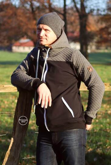 Sweatjacke/Hoodie Herren – E-Book Schnittmuster Gr. XS-4XL