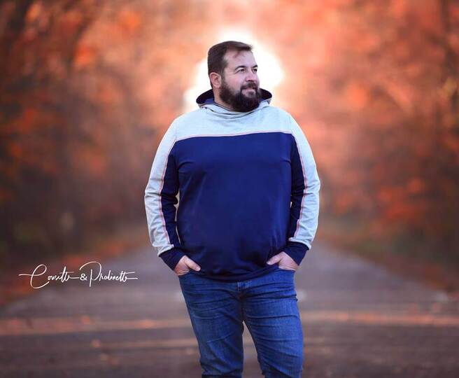 Sweatjacke/Hoodie Herren – E-Book Schnittmuster Gr. XS-4XL
