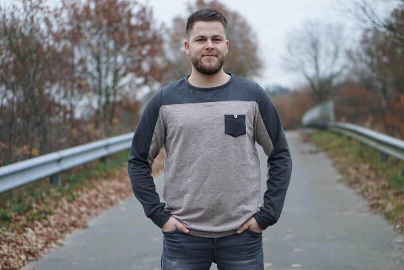 Sweatjacke/Hoodie Herren – E-Book Schnittmuster Gr. XS-4XL